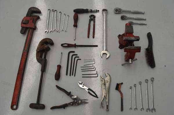 Carretilla sagrado sabio Lista de principales herramientas para un taller mecánico